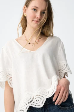 Tiffosi Blusa manga corta^Mujer Camisas Y Blusas