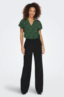 JDY Blusa manga corta lino^Mujer Camisas Y Blusas|Lino