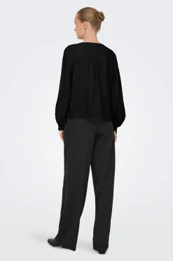 JDY Blusa manga larga bordada^Mujer Camisas Y Blusas|Basic Bar