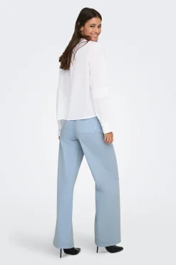 JDY Blusa manga larga bordada^Mujer Camisas Y Blusas