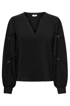 JDY Blusa manga larga bordada^Mujer Camisas Y Blusas