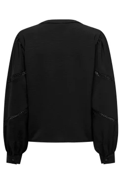 JDY Blusa manga larga bordada^Mujer Camisas Y Blusas