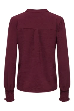 Only Blusa manga larga frunces^Mujer Camisas Y Blusas