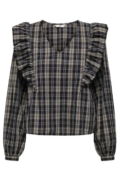 JDY Blusa manga larga volantes^Mujer Camisas Y Blusas