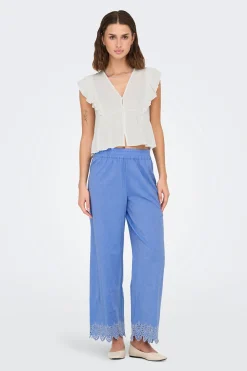 Only Blusa regular fit de lino^Mujer Camisas Y Blusas|Lino