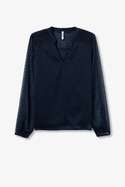 Tiffosi Blusa semitransparente^Mujer Camisas Y Blusas