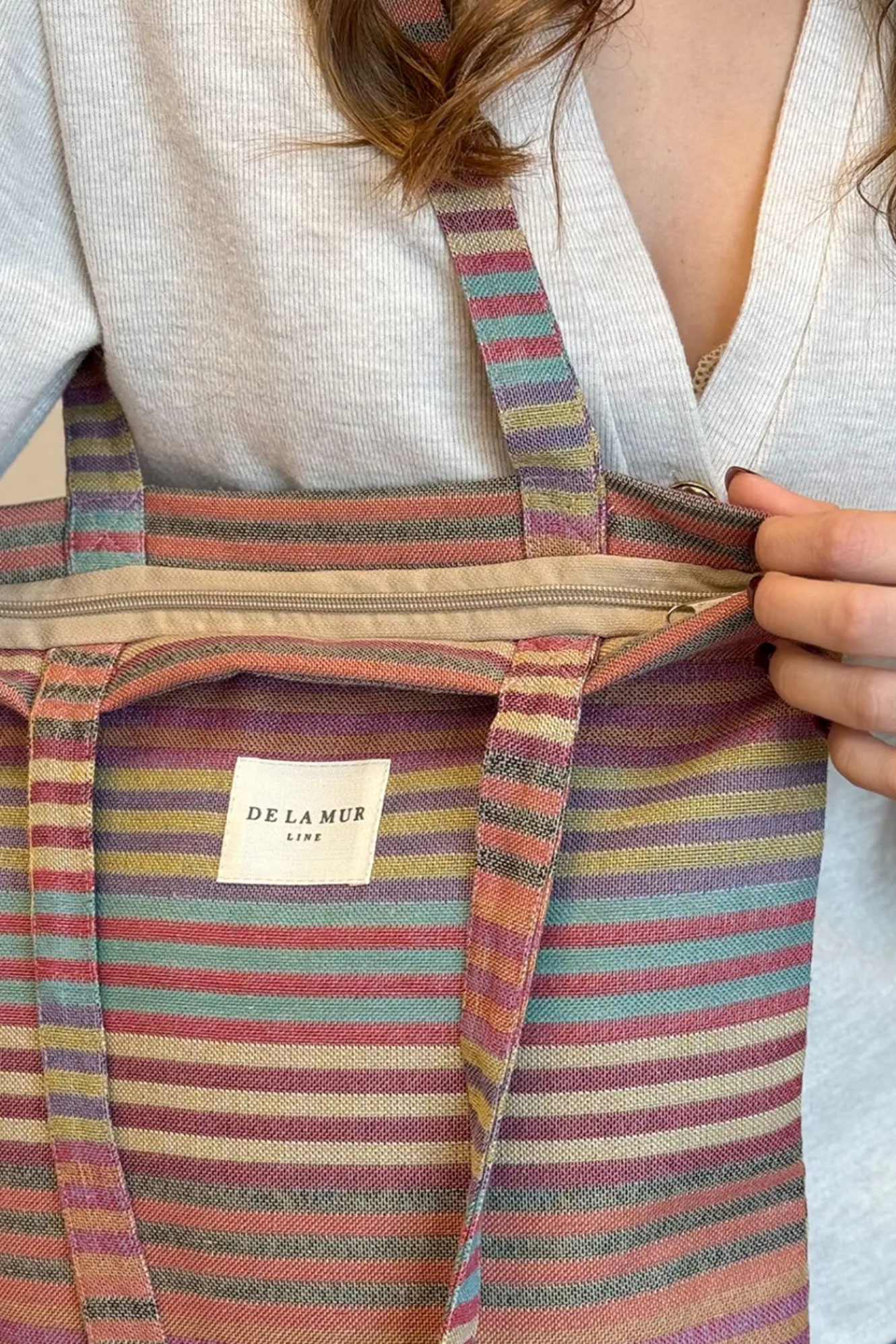 De La Mur Bolsa Pequeña Cremallera Maria^Mujer Bolsos