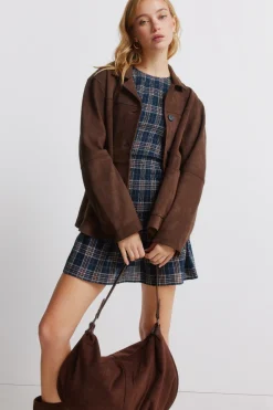 Springfield Bolso bandolera efecto ante^Mujer Bolsos