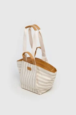 Pepe Jeans Bolso de mano lona rayas^Mujer Bolsos