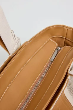 Pepe Jeans Bolso de mano lona rayas^Mujer Bolsos