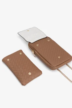 Vilanova Bolso para tel&eacute;fono texturizado bicolor^Mujer Bolsos
