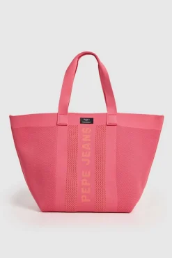Pepe Jeans Bolso shopper de malla técnica^Mujer Bolsos