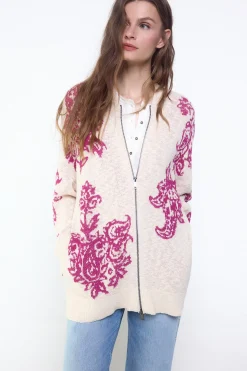 Slowlove Bomber punto jacquard^Mujer Chaquetas