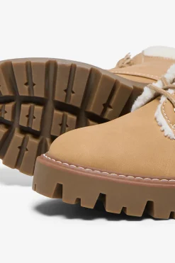 Only Bot&iacute;n detalle borrego^Mujer Botas