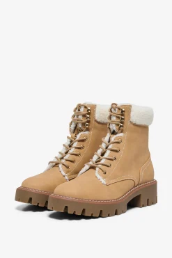 Only Bot&iacute;n detalle borrego^Mujer Botas