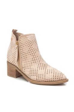 XTI Bot&iacute;n tac&oacute;n antelina troquelado^Mujer Botas