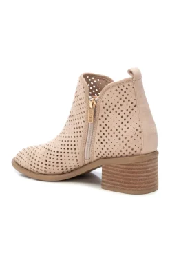 XTI Bot&iacute;n tac&oacute;n antelina troquelado^Mujer Botas