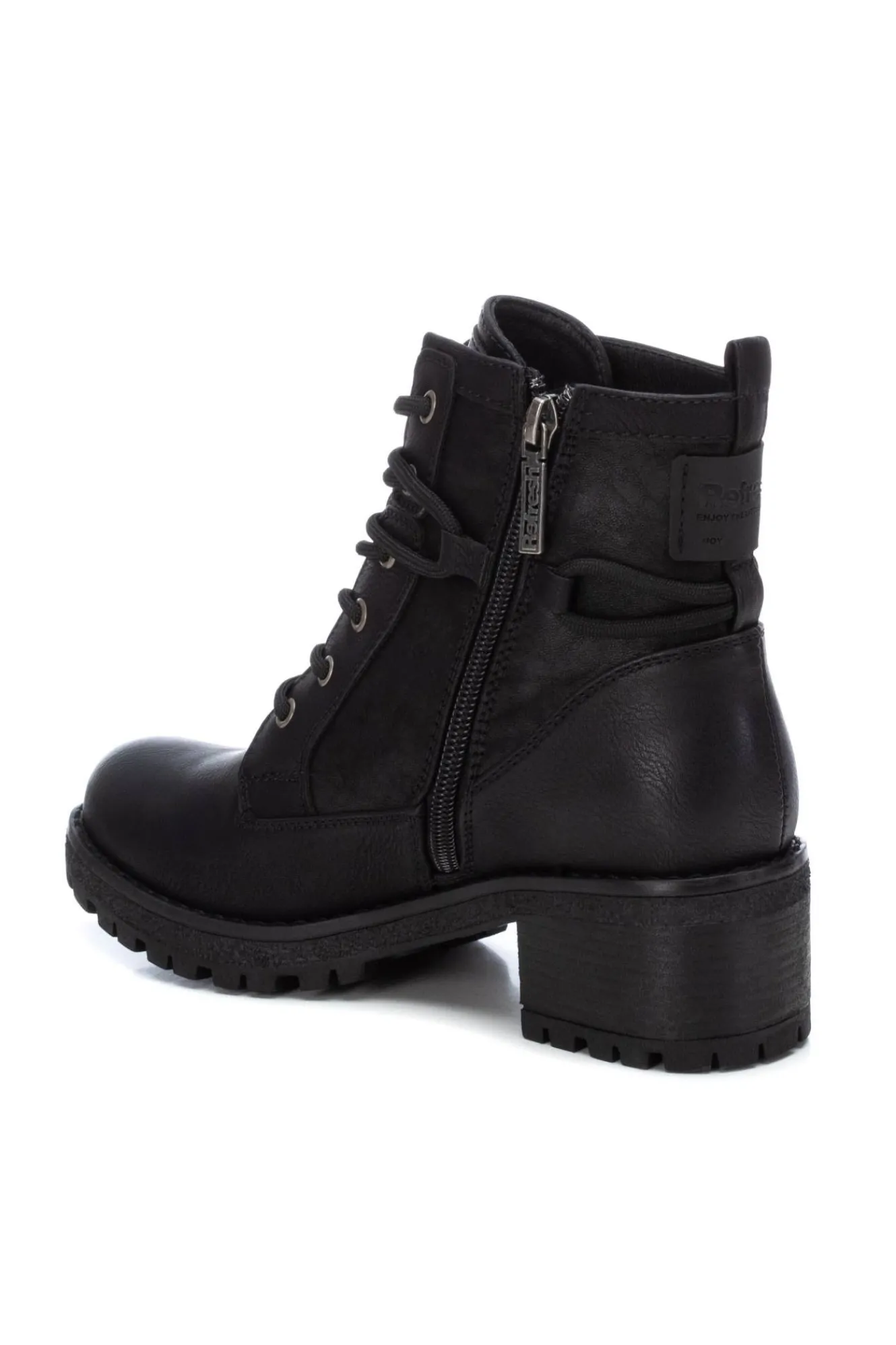 Refresh Botin de tacon con cordones^Mujer Botas