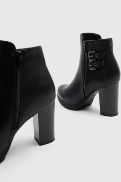 Inside Botines altos con hebillas^Mujer Botas