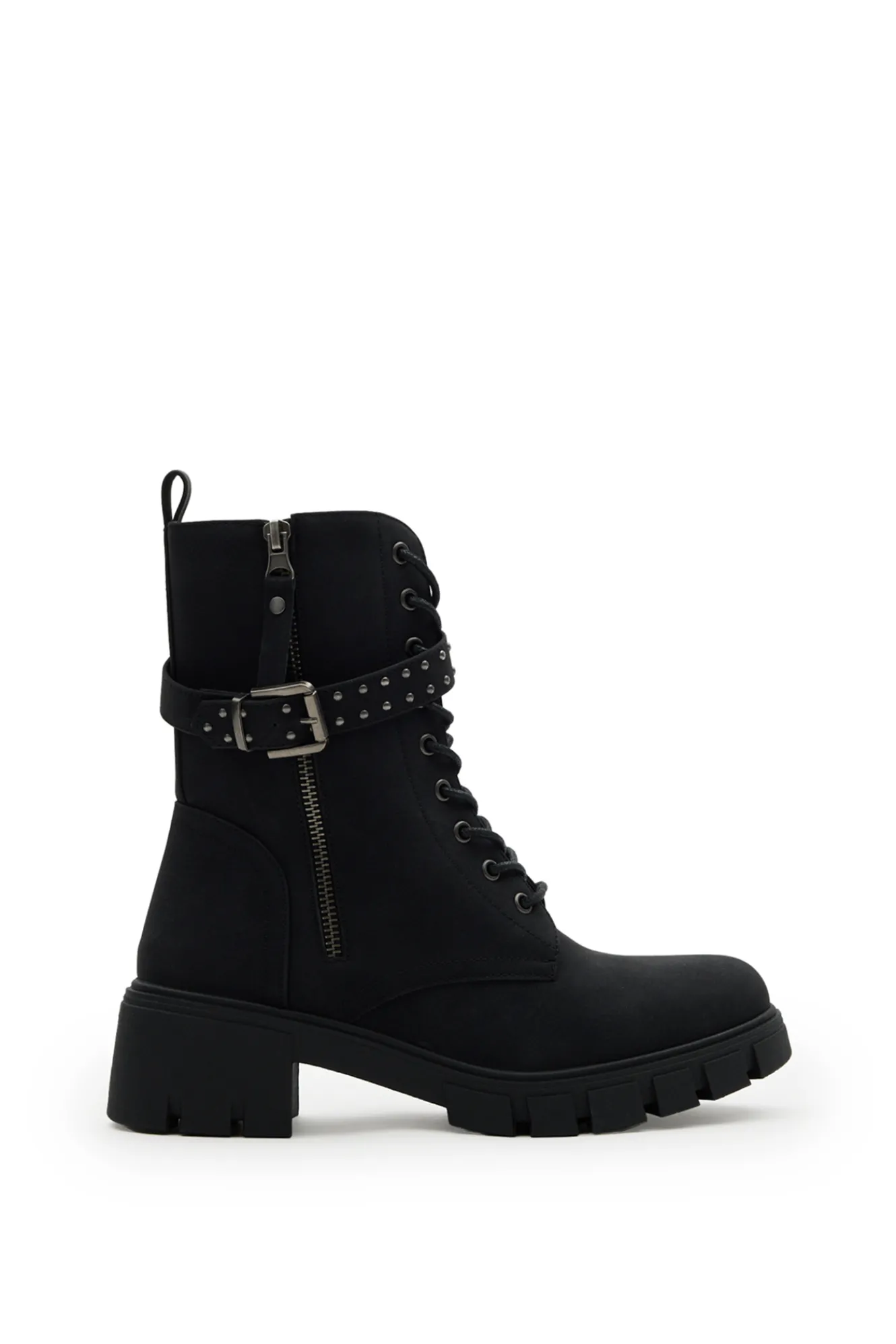 Inside Botines con cordones y cremallera^Mujer Botas