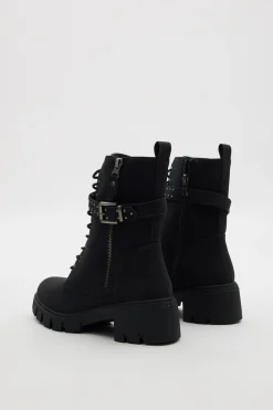 Inside Botines con cordones y cremallera^Mujer Botas