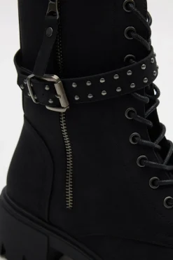 Inside Botines con cordones y cremallera^Mujer Botas