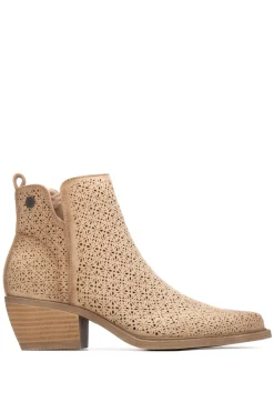 Refresh Botines de antelina troquel^Mujer Botas