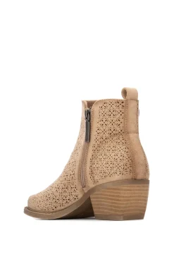 Refresh Botines de antelina troquel^Mujer Botas