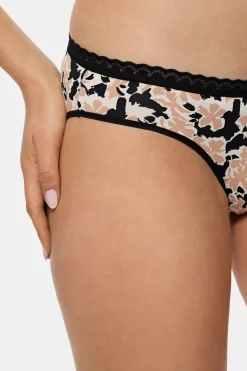 DIM Braga cl&aacute;sica de microfibra print flores^Mujer Braguitas