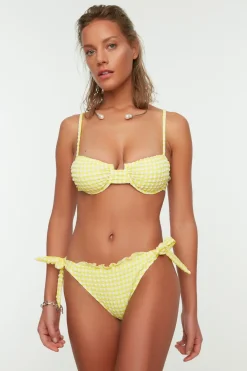 Trendyol Braga de bikini cl&aacute;sica vichy^Mujer Baño
