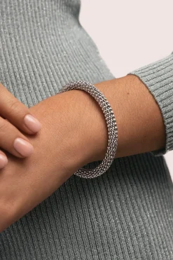 Singularu Brazalete Disco Acero^Mujer Bisutería