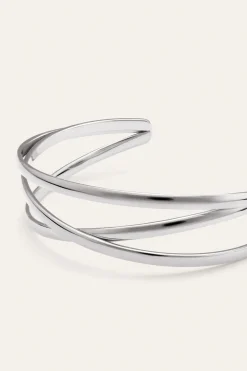 Singularu Brazalete Triple Diana Acero^Mujer Bisutería