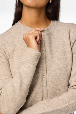 Pieces C&aacute;rdigan botones cuello redondo^Mujer Jerséis Y Cárdigans|Basic Bar