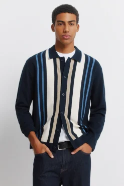 Springfield C&aacute;rdigan botones raya vertical^Hombre Jerséis Y Cárdigans