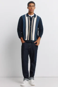 Springfield C&aacute;rdigan botones raya vertical^Hombre Jerséis Y Cárdigans