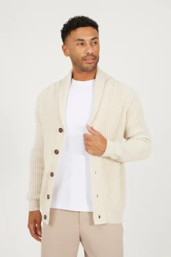 Brave Soul C&aacute;rdigan cierre de botones^Hombre Cazadoras|Jerséis Y Cárdigans