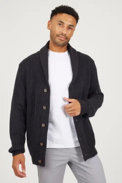 Brave Soul C&aacute;rdigan cierre de botones^Hombre Cazadoras|Jerséis Y Cárdigans