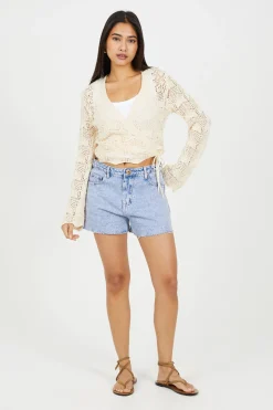 Brave Soul C&aacute;rdigan con lazo lateral^Mujer Jerséis Y Cárdigans