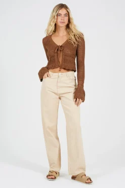 Brave Soul C&aacute;rdigan con pu&ntilde;os acampadados^Mujer Jerséis Y Cárdigans