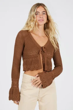 Brave Soul C&aacute;rdigan con pu&ntilde;os acampadados^Mujer Jerséis Y Cárdigans