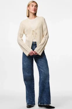 Pieces C&aacute;rdigan de algod&oacute;n^Mujer Jerséis Y Cárdigans