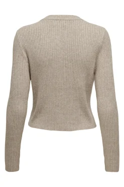 Only C&aacute;rdigan de canal&eacute;^Mujer Jerséis Y Cárdigans|Basic Bar