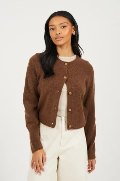 Brave Soul C&aacute;rdigan de punto con botones^Mujer Jerséis Y Cárdigans