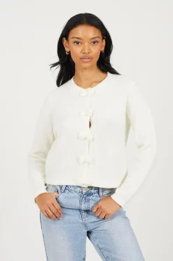 Brave Soul C&aacute;rdigan de punto con lazos^Mujer Jerséis Y Cárdigans