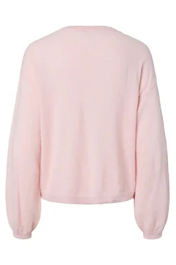 Pieces C&aacute;rdigan de punto con cuello redondo y manga ca&iacute;da^Mujer Jerséis Y Cárdigans