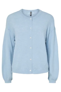 Pieces C&aacute;rdigan de punto con cuello redondo y manga ca&iacute;da^Mujer Jerséis Y Cárdigans