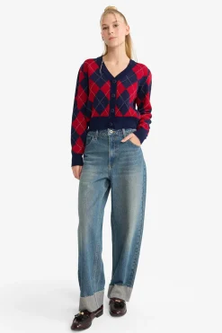 DeFacto C&aacute;rdigan de rombos^Mujer Jerséis Y Cárdigans