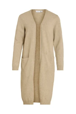 Vila C&aacute;rdigan largo de punto con viscosa^Mujer Basic Bar