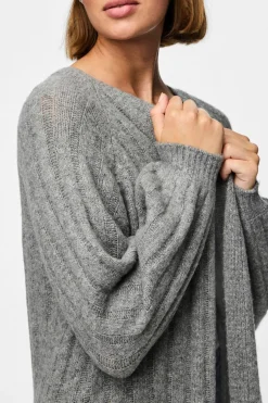 Pieces C&aacute;rdigan largo de punto^Mujer Jerséis Y Cárdigans|Basic Bar