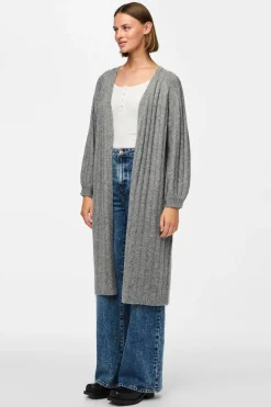 Pieces C&aacute;rdigan largo de punto^Mujer Jerséis Y Cárdigans|Basic Bar